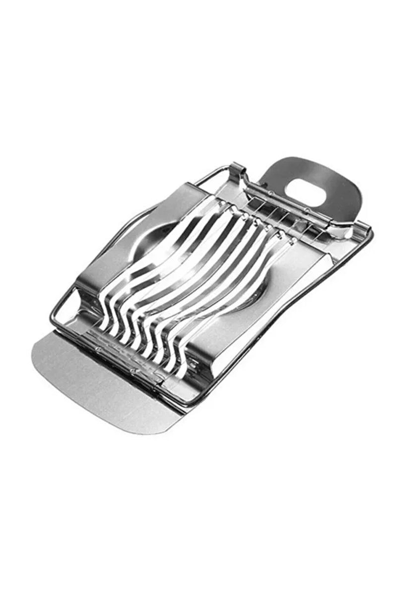 Practical Egg Slicer Stainless Steel Wire Boiled Egg Cutter Multi Purpose Kitchen Slicing Tool