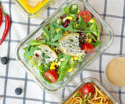 MCIRCO Glass Meal Prep Containers, 8 Packs of 30 Oz Airtight Glass Lunch Containers with Lids - Bpa-Free, Microwave, Oven, Freezer & Dishwasher Safe