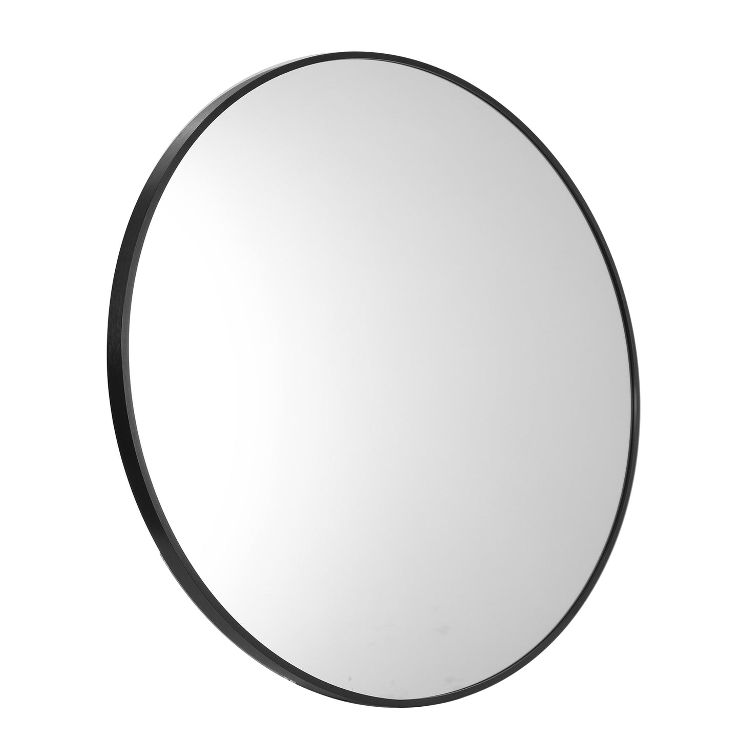 Oikiture Wall Mirrors round Makeup Mirror Home Decor 50/60/70/80/90