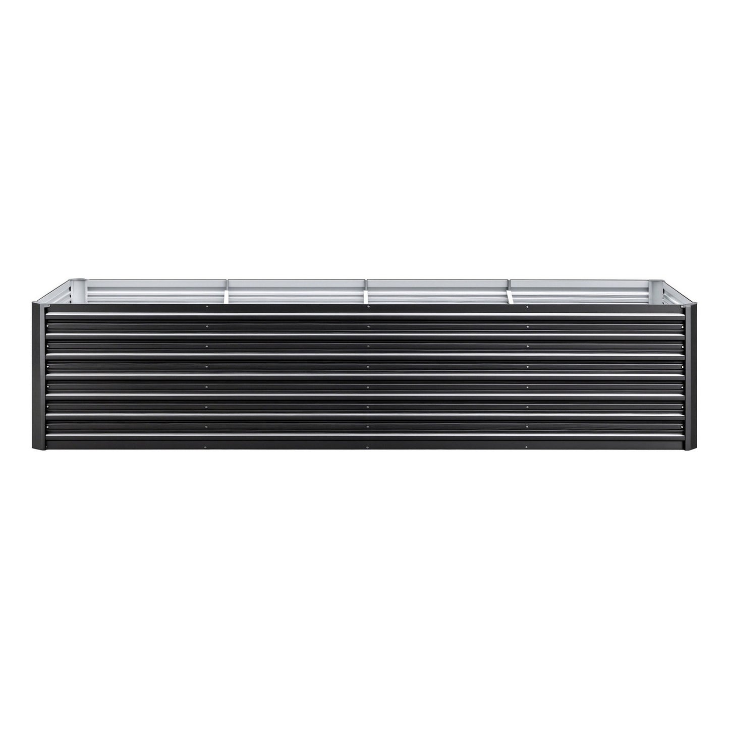 Green Fingers Raised Garden Bed 320X80X77Cm Planter Box Container Galvanised